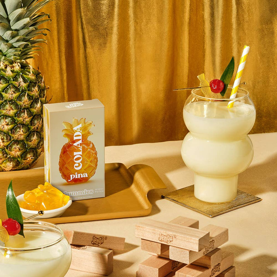 Vesper Bites -  Pina Colada Gummies, Chewy Candies, Alcohol-Free