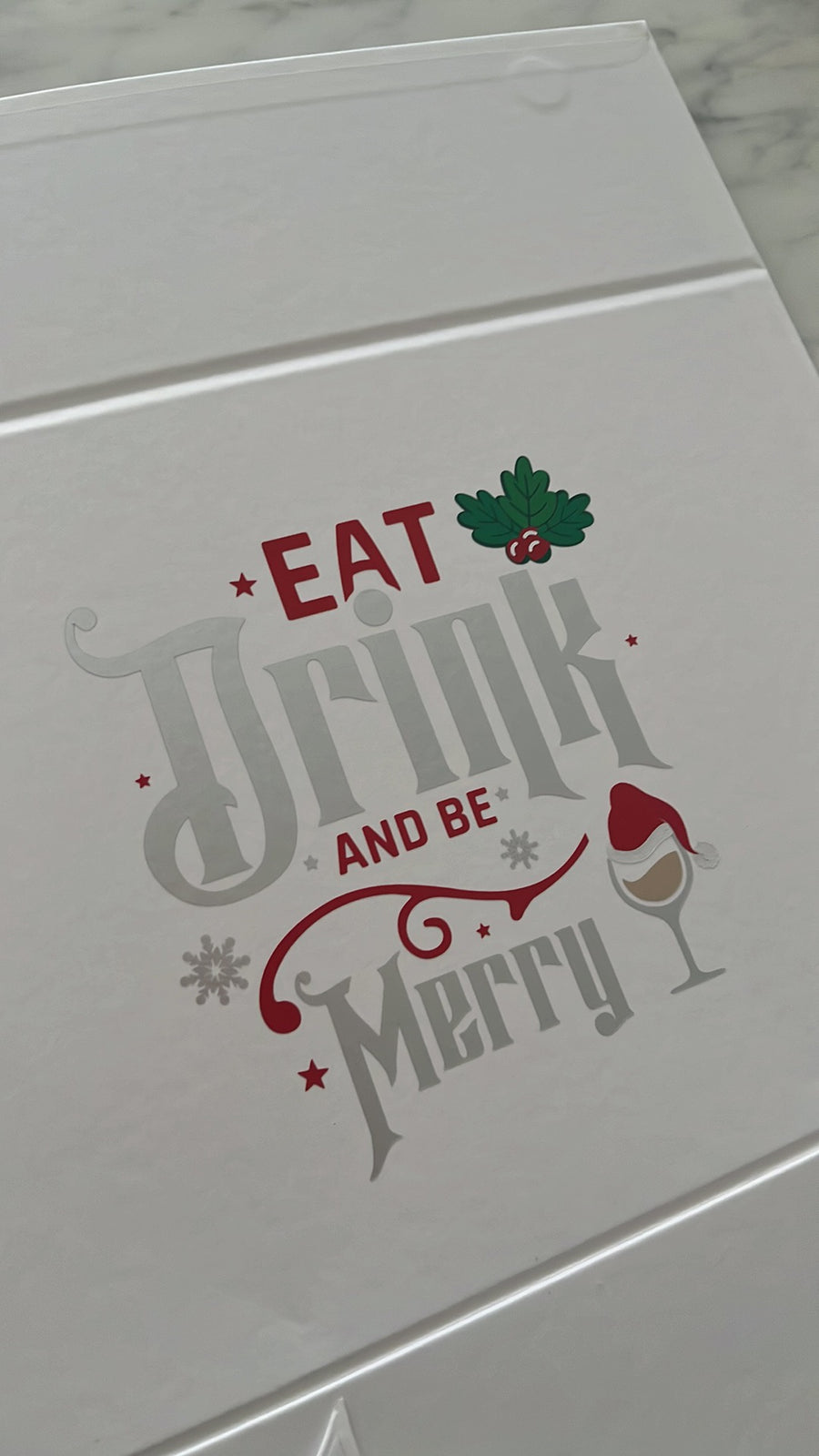 Christmas - Eat drink and be merry!