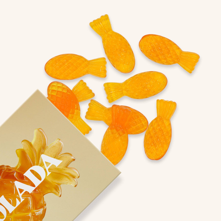 Vesper Bites -  Pina Colada Gummies, Chewy Candies, Alcohol-Free
