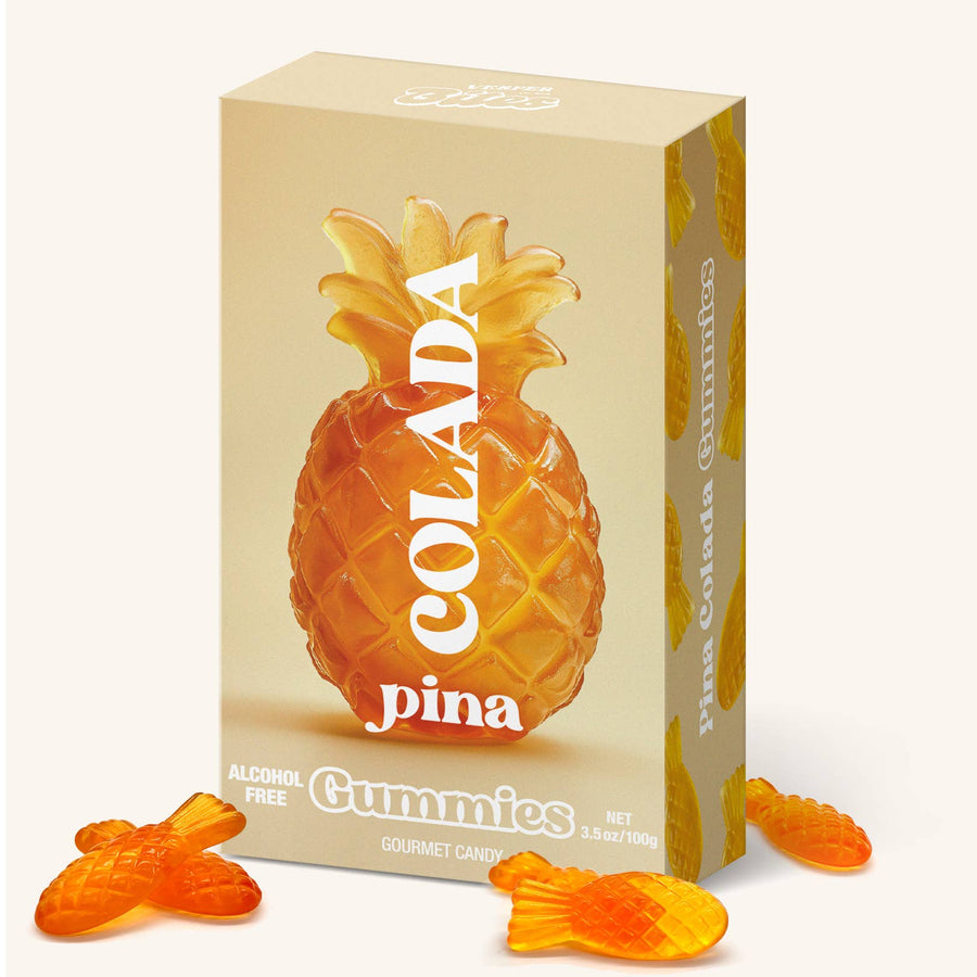 Vesper Bites -  Pina Colada Gummies, Chewy Candies, Alcohol-Free