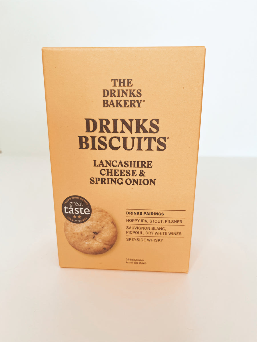 DRINKS BAKERY - Drinks Biscuits - Lancashire Cheese & Spring Onion