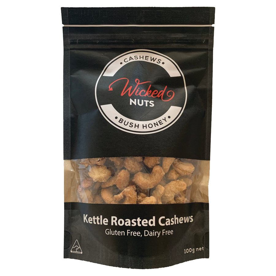 WICKED NUTS - Bush honey Roasted Cashews