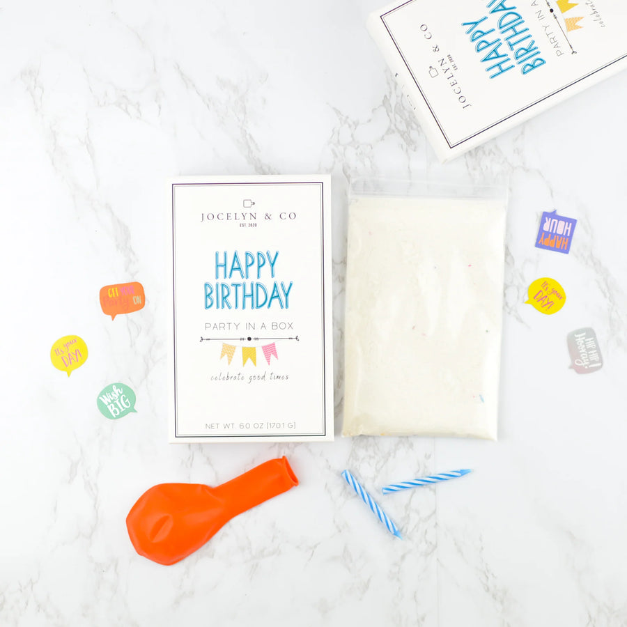 Happy Birthday - Party in a Box Mug Cake kit