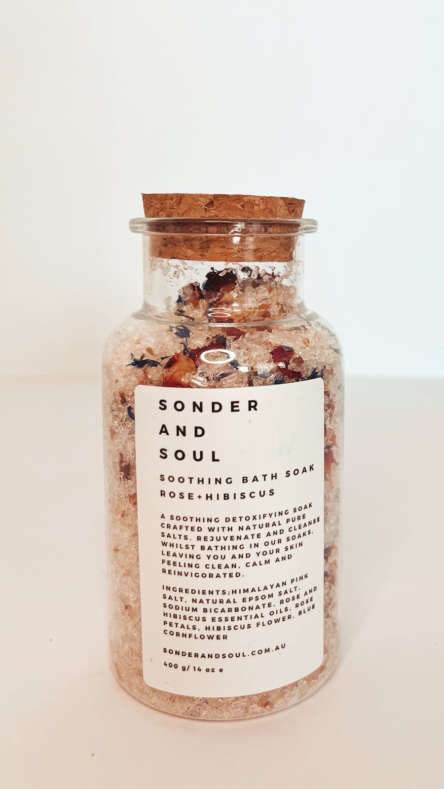 SONDER & SOUL - Rose & Hibiscus Bath Soak
