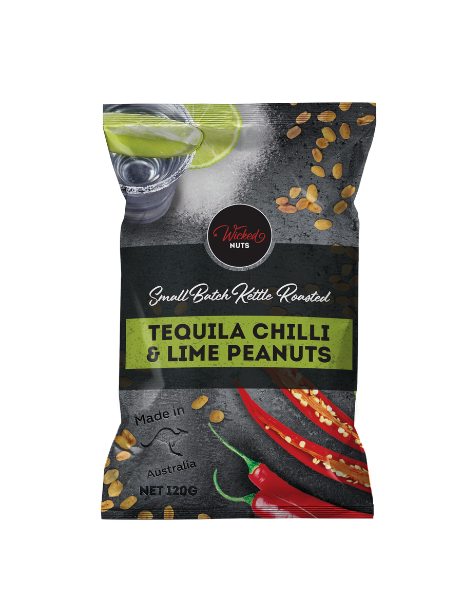 WICKED NUTS - Tequila Chilli Lime Peanuts