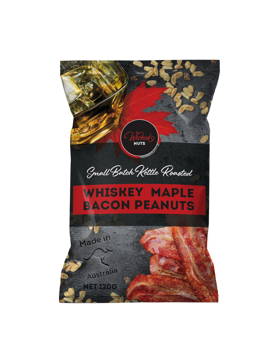 WICKED NUTS - Whiskey Maple Bacon Peanuts
