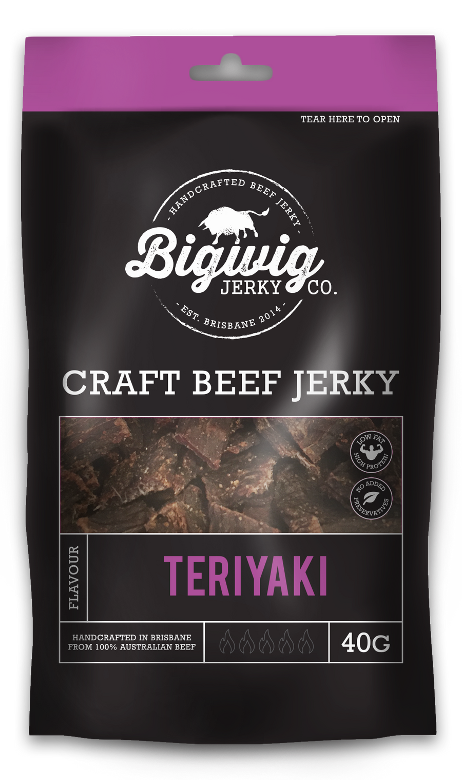Big Wig Craft Beef Jerky Teriyaki